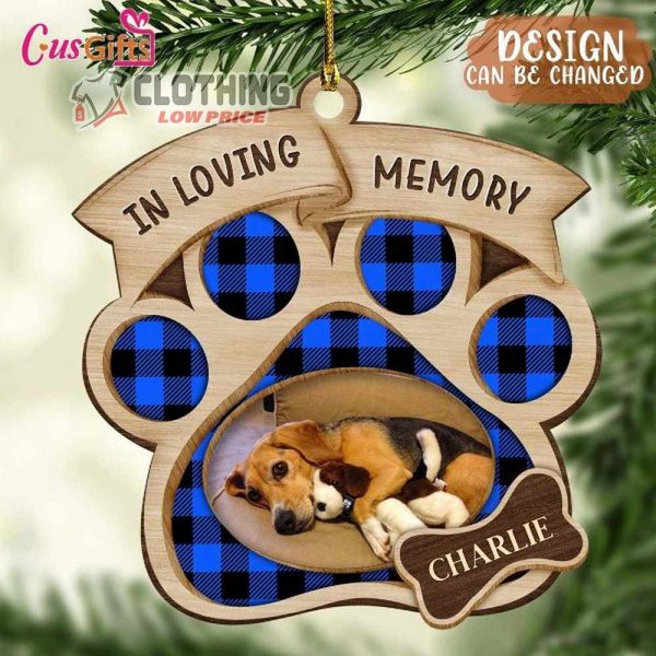 Custom Personalized In Loving Memory Pet Ornament