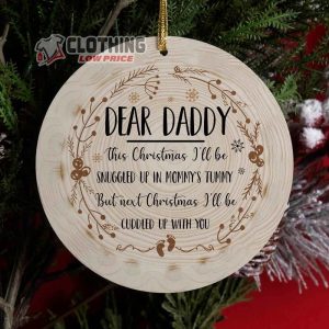 Daddy To Be Christmas Ornament, Christmas Ornament, Daddy Christmas Ornament