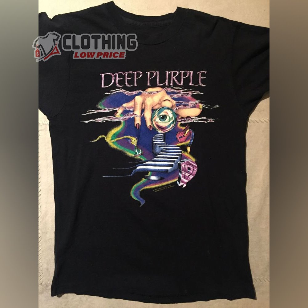 Deep European Merch, Deep Purple In Rock Albums Songs 2022 T- Shirt -