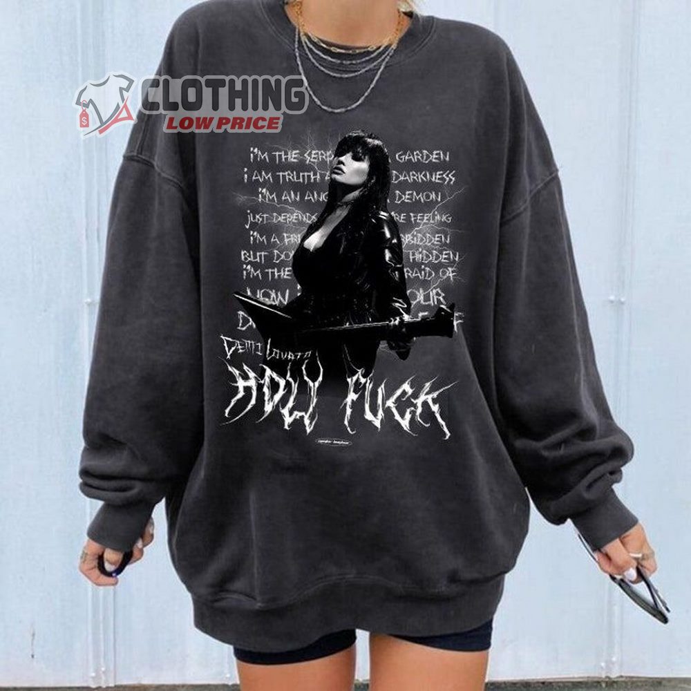Lovato Holy Fvck Tour Merch Setlist 2022, Demi Last Tour York Atlanta Boston T-Shirt - ClothingLowPrice