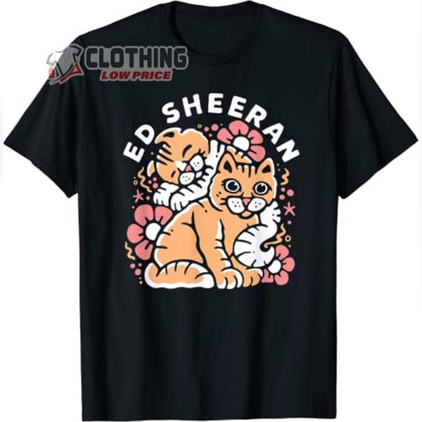 Ed Sheeran Cats Merch, Ed Sheeran World Tour 2022 T-Shirt