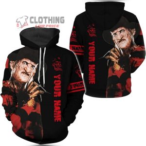 Freddy Krueger Hoodies Horror Movie Halloween Sweatshirt 4  Pullover Jacket Halloween 3D Printing New