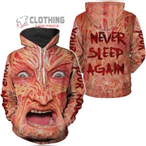Freddy Krueger Hoodies Horror Movie Halloween Sweatshirt 5  Pullover Jacket Halloween 3D Printing New