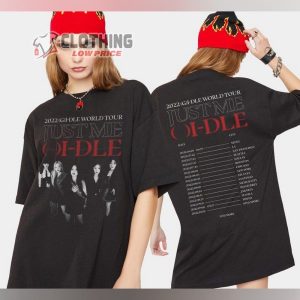 Gidle Just Me World Tour 2022 Merch G Idle Concert Albums Songs T Shirt 1