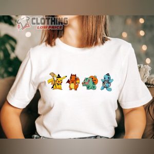 Happy Pokemon Trick Or Trade Shirt, Pikachu Halloween Costume T-Shirt