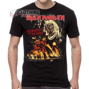 Iron Maiden Tour 2022 Merch, Iron Maiden The Number Of The Beast T-Shirt