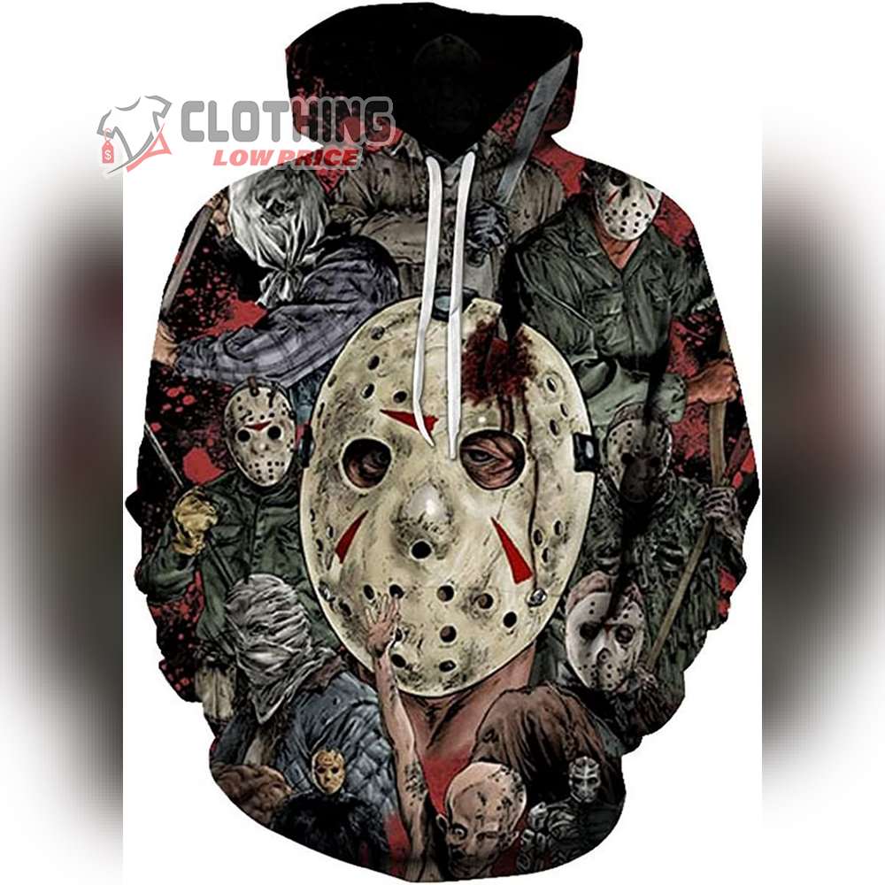 Find Outfit Jason Voorhees Mask Lv Monogram Sweatshirt for Today