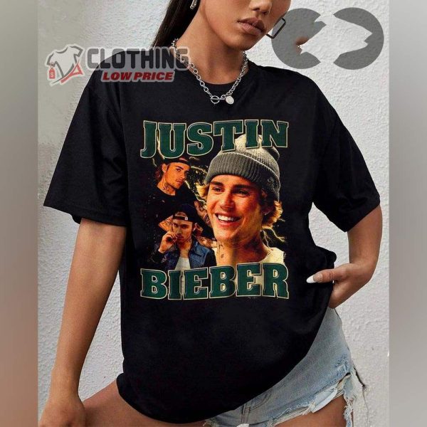 Justin Bieber 2022 Merch, Justin Bieber Album Songs Concert Hailey Beiber Nose Job T-Shirt