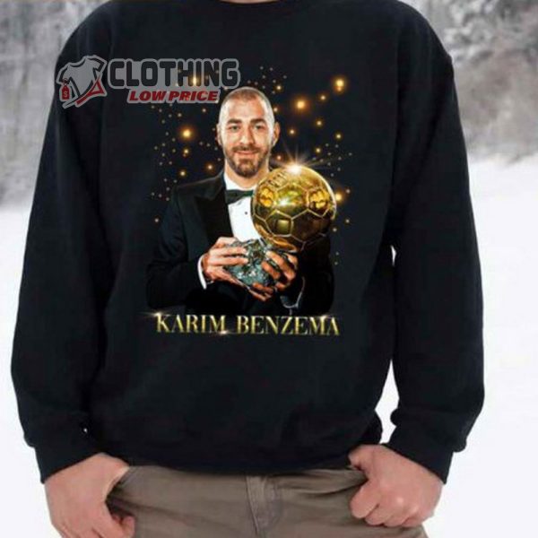 Karim Benzema Winner Ballon d’Or 2022 Sweatshirt, Ballon d’Or Ceremony 2022 Time Live Shirt