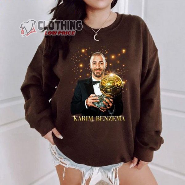 Karim Benzema Winner Ballon d’Or 2022 Sweatshirt, Ballon d’Or Ceremony 2022 Time Live Shirt