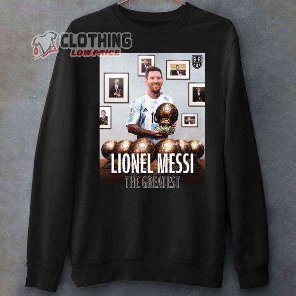 Lionel Messi Wins Record Seventh Ballon D’or 2021 T-Shirt, Lionel Messi Ballon D’or Awards Won Most Sweatshirt