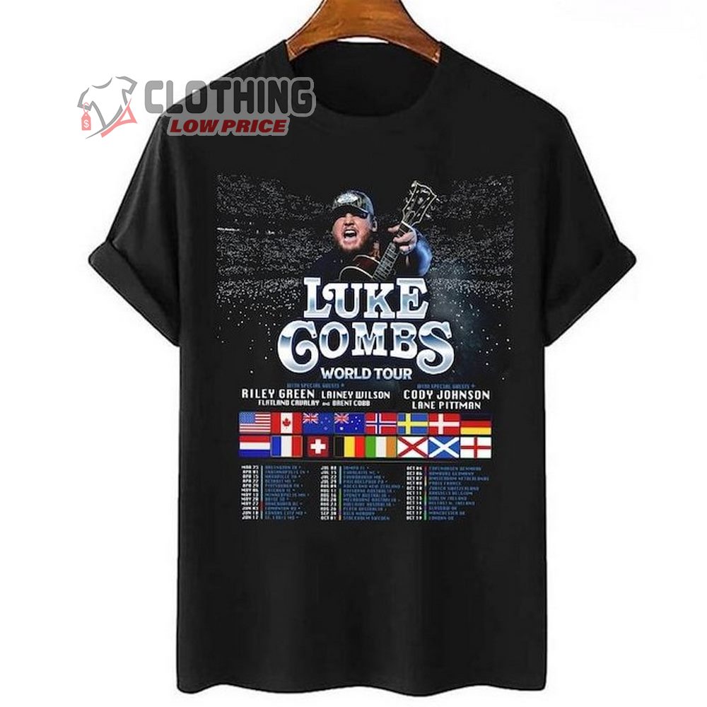 Luke Combs World Tour 2023 Dates Songs List Merch, Luke Combs 2023 ...