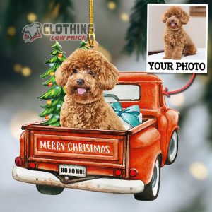 Merry Christmas Ornament Custom Your Dog Off-road Ornament