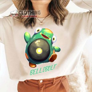 New Frog Pokemon Bellibolt Scarlet and Violet T Shirt Belibolt Electric Frog Pokemon Iono Gym 3