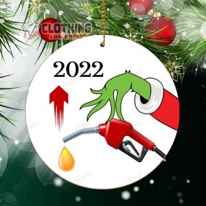 Oil Grinch 2022 Christmas Ornament Custom Decor Christmas Tree Ornament