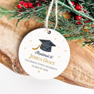 Personalized Class Of 2022 Graduation Ornament Graduation Gifts Ornament 2