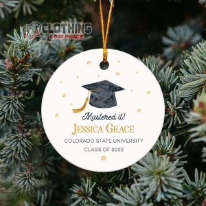 Personalized Class Of 2022 Graduation Ornament Graduation Gifts Ornament 3