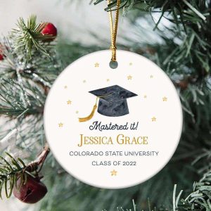 Personalized Class Of 2022 Graduation Ornament Graduation Gifts Ornament