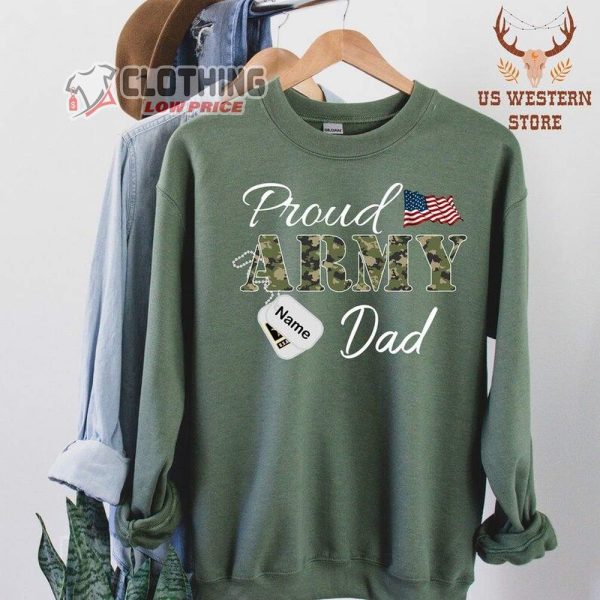 Proud Army Mom Dad Girlfriend Custom Shirt