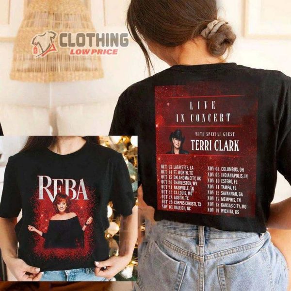 Reba Mcentire Tour Merch 2022-2023, Reba Mcentire Big Sky Season 3 Cast Facelift T-Shirt