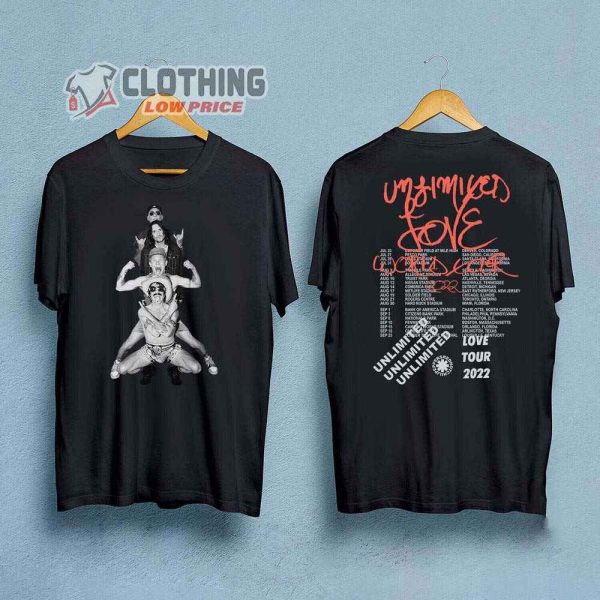 Red Hot Chili Peppers Unlimited Love World Tour 2022 Merch, Tippa My ...