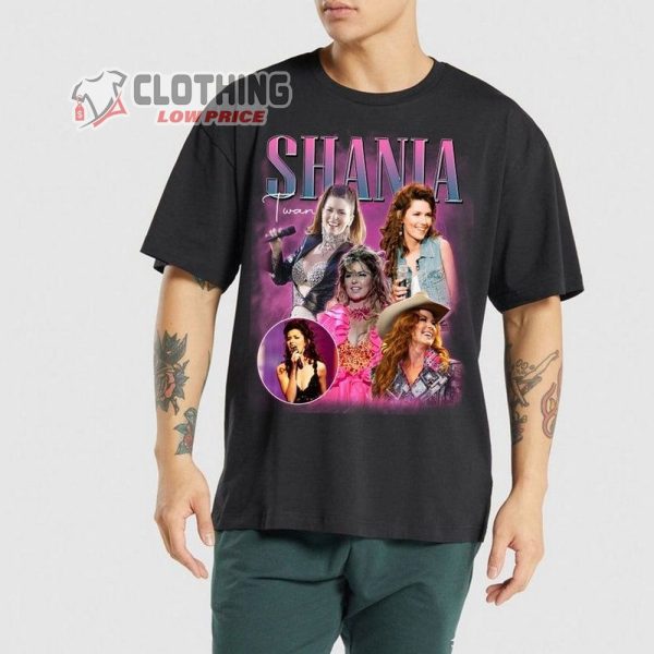Shania Twain Tour 2022 Merch, Shania Twain Not Just A Girl New Album T-Shirt
