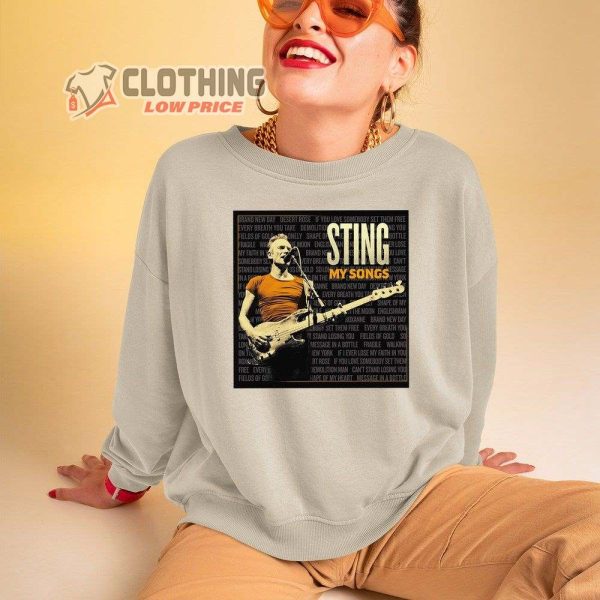 Sting My Songs Merch, My Songs Sting Tour 2022 T-Shirt