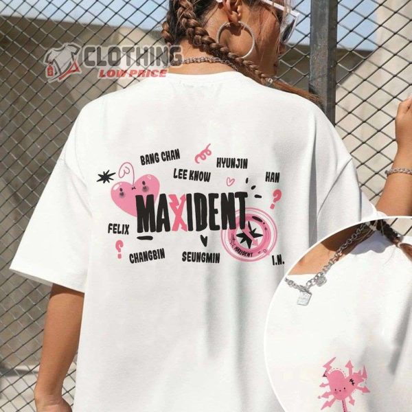 Stray Kids Maxident Shirt, Stray Kids 2nd World Tour Maniac Merch, Stray Kids T-Shirt