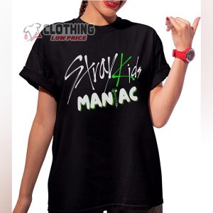 Stray Kids World tour 2022 Shirt, Stray Kids 2nd World Tour Maniac T-Shirts