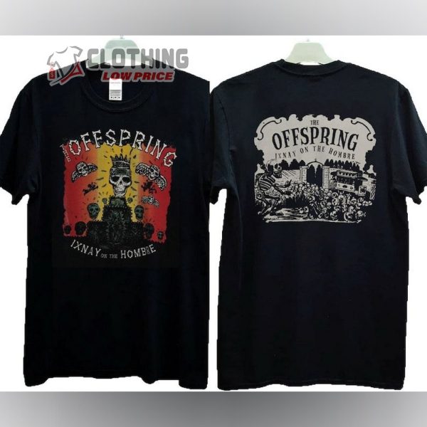 The Offspring Tour Merch, The Offspring Let The Bad Times Roll with special guests Simple Plan 2022-2023 Tour T-Shirt