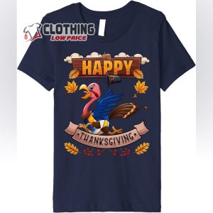 Turkey Thanksgiving Merch Happy Thanksgiving Volleyball Ball Autumn Fall T Shirt