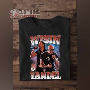 Wisin y Yandel Tour 2022 Merch Wisin y Yandel Concert Boston Laval Toronto T Shirt 2