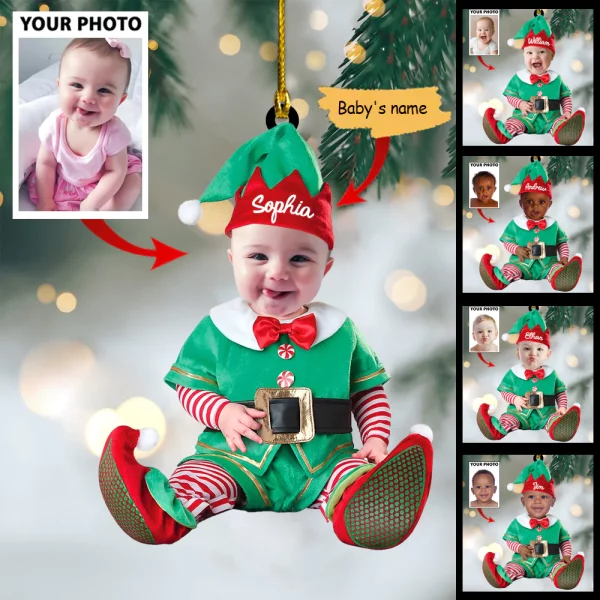 cute baby elf ornaments christmas