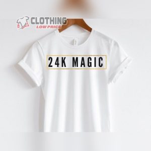 24K Magic Bruno Mars T-Shirt Bruno Mars Talking To The Moon Basic Tee
