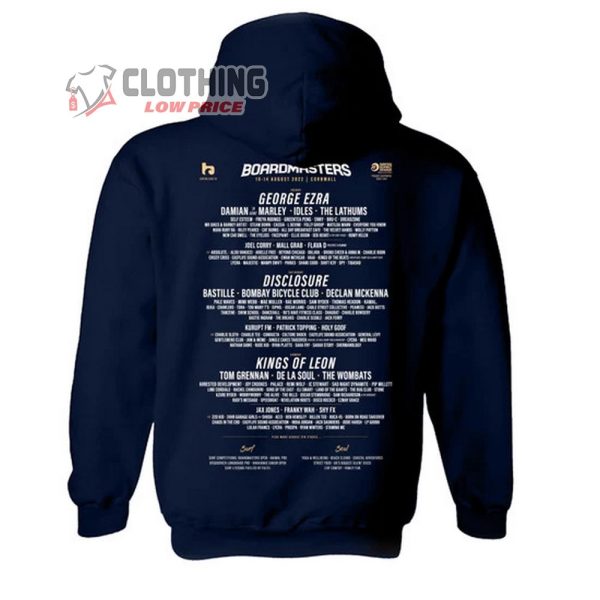 Boardmasters Line up 2023 Merch Festival World Tour 2023 Shirt Boardmasters Festival Tickets 2023 Hoodie