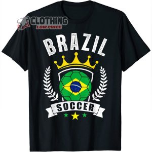 Brazil Soccer Support Team Fifa World Cup Qatar 2022 Shirt Brazil Squad World Cup 2022 Merch1