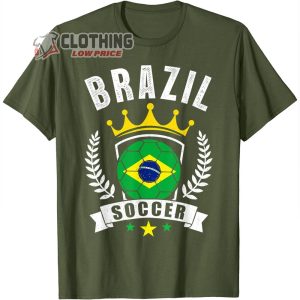 Brazil Soccer Support Team Fifa World Cup Qatar 2022 Shirt Brazil Squad World Cup 2022 Merch3