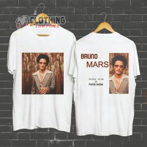 Bruno Mars Tour 2023 Dolby Live Merch Bruno Mars World Tour 2023 T Shirt Bruno Mars Tour 2023 UK T Shirt