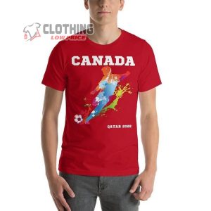 Canada FiFa World Cup 2022 Qatar Ranking Shirt Canada Football Team World Cup Squad Merch T20 World Cup 2022 Points Table T Shirt2