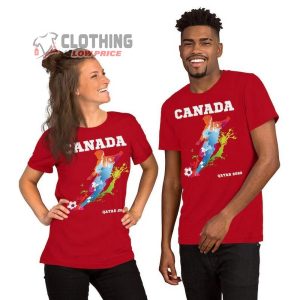 Canada FiFa World Cup 2022 Qatar Ranking Shirt Canada Football Team World Cup Squad Merch T20 World Cup 2022 Points Table T Shirt4