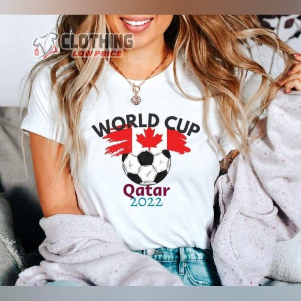 Canada World Cup Qatar 2022 Group Schedule Shirt, Canada Qatar World Cup Ranking Supporters Fans Uniform T-Shirt