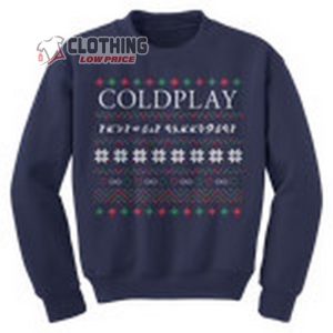 Coldplay Holiday Sweatshirt Coldplay World Tour 2023 Hoodie