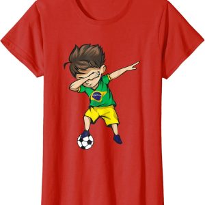Dabbing Soccer Boy Brazil Football Team Merch T20 Fifa World Cup 2022 Points Table Shirt Brazilian Football T Shirt2