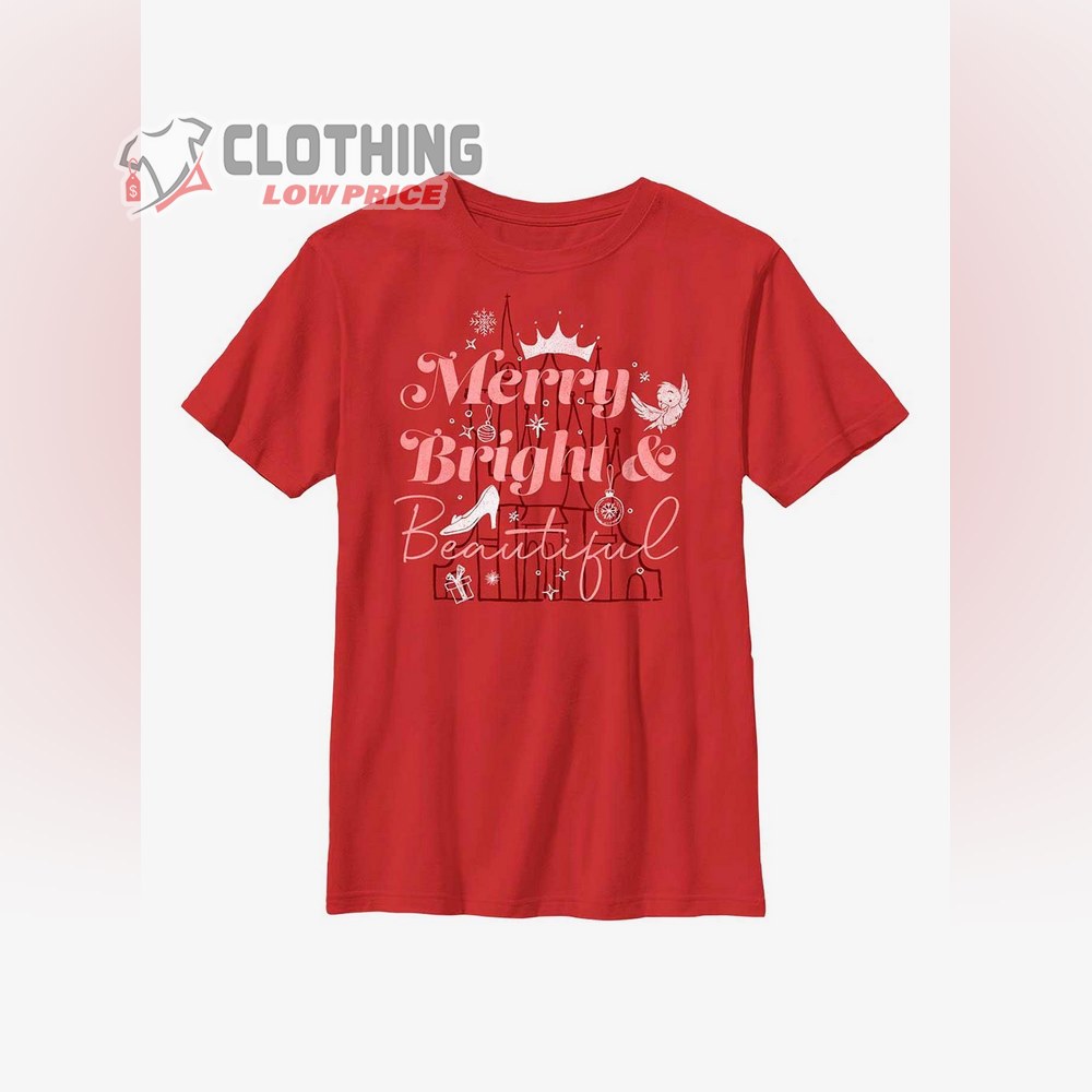 Cinderella Castle Merry Bright & Beautiful T-Shirt