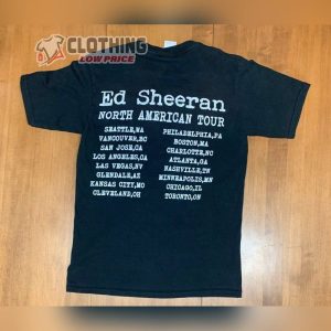 Ed Sheeran NRG Stadium Tour 2023 T Shirt Ed Sheeran North American Concert Tour Tee2