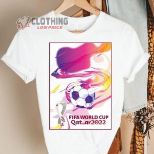 Fifa World Cup Qatar 2022 Emblem Logo Abstract Soccer Shirt, La eeb Ghost Qatar World Cup Mascot 2022 T-Shirt
