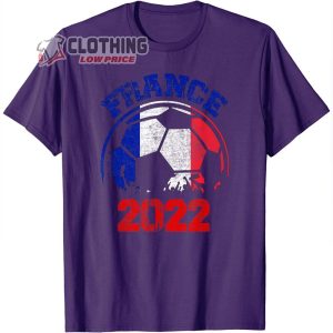 France Soccer World Cup 2022 Ball Flag Team Jersey Shirt France World Cup 2022 Squad Costume T Shirt3
