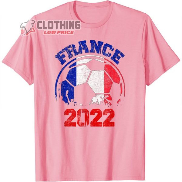France Soccer World Cup 2022 Ball Flag Team Jersey Shirt, France World Cup 2022 Squad Costume T-Shirt