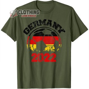 Germany Soccer World Cup 2022 Ball Flag Team Jersey Shirt German World Cup 2022 Squad Costume T Shirt2
