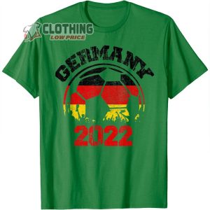 Germany Soccer World Cup 2022 Ball Flag Team Jersey Shirt German World Cup 2022 Squad Costume T Shirt4
